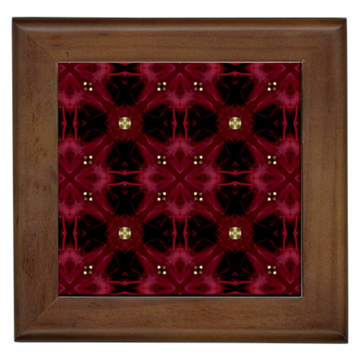 Cute Pretty Elegant Pattern Framed Ceramic Tile