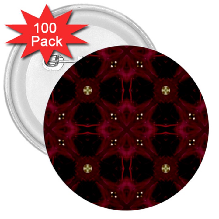 Cute Pretty Elegant Pattern 3  Button (100 pack)