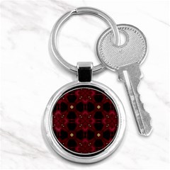 Cute Pretty Elegant Pattern Key Chain (round) by GardenOfOphir