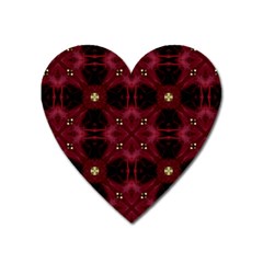 Cute Pretty Elegant Pattern Magnet (heart)