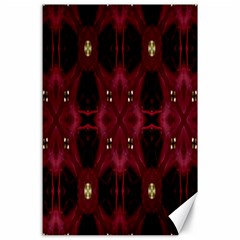 Cute Pretty Elegant Pattern Canvas 24  X 36  (unframed)