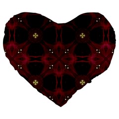 Cute Pretty Elegant Pattern 19  Premium Heart Shape Cushion