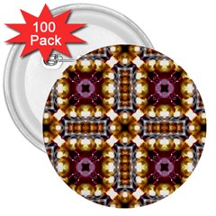 Cute Pretty Elegant Pattern 3  Button (100 Pack)