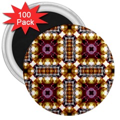 Cute Pretty Elegant Pattern 3  Button Magnet (100 Pack)