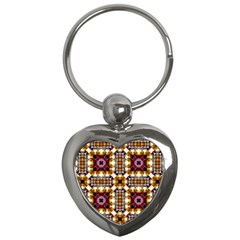 Cute Pretty Elegant Pattern Key Chain (heart) by GardenOfOphir