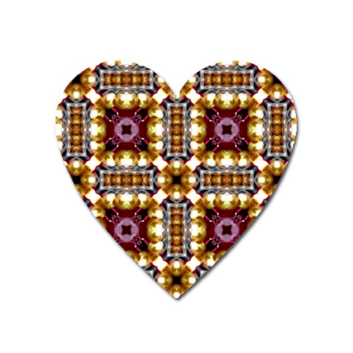 Cute Pretty Elegant Pattern Magnet (Heart)