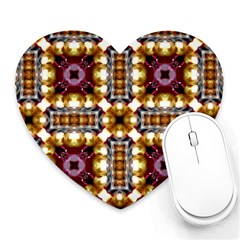 Cute Pretty Elegant Pattern Mouse Pad (heart) by GardenOfOphir