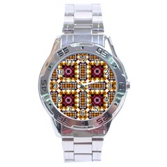 Cute Pretty Elegant Pattern Stainless Steel Watch by GardenOfOphir