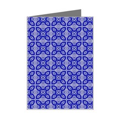 Cute Pretty Elegant Pattern Mini Greeting Card by GardenOfOphir