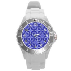 Cute Pretty Elegant Pattern Plastic Sport Watch (large)