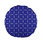 Cute Pretty Elegant Pattern 15  Premium Round Cushion  Back