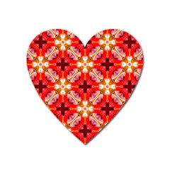 Cute Pretty Elegant Pattern Magnet (heart) by GardenOfOphir