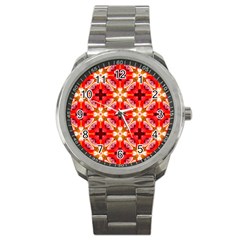 Cute Pretty Elegant Pattern Sport Metal Watch