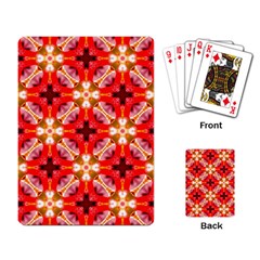 Cute Pretty Elegant Pattern Playing Cards Single Design by GardenOfOphir