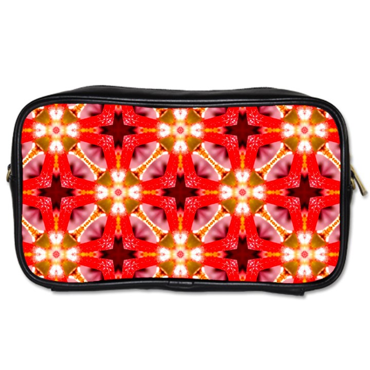 Cute Pretty Elegant Pattern Travel Toiletry Bag (Two Sides)