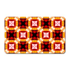 Cute Pretty Elegant Pattern Magnet (rectangular) by GardenOfOphir