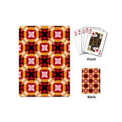 Cute Pretty Elegant Pattern Playing Cards (mini) by GardenOfOphir