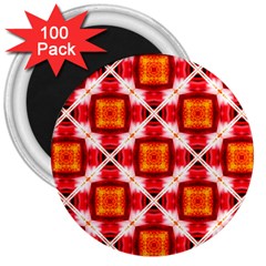 Cute Pretty Elegant Pattern 3  Button Magnet (100 Pack)