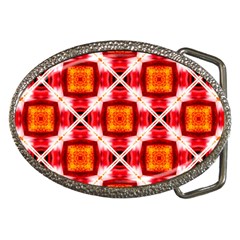 Cute Pretty Elegant Pattern Belt Buckle (oval) by GardenOfOphir