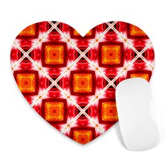 Cute Pretty Elegant Pattern Mouse Pad (heart) by GardenOfOphir