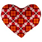 Cute Pretty Elegant Pattern 19  Premium Flano Heart Shape Cushion Front