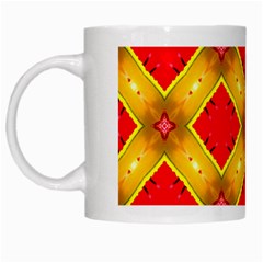 Cute Pretty Elegant Pattern White Coffee Mug