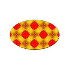 Cute Pretty Elegant Pattern Sticker (oval)