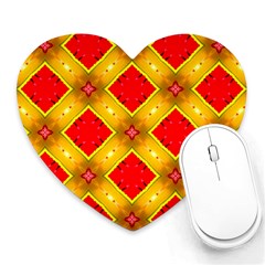 Cute Pretty Elegant Pattern Mouse Pad (heart) by GardenOfOphir