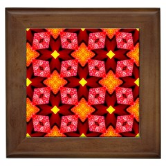 Cute Pretty Elegant Pattern Framed Ceramic Tile