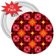 Cute Pretty Elegant Pattern 3  Button (10 Pack)