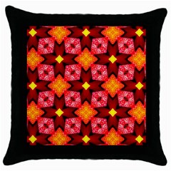 Cute Pretty Elegant Pattern Black Throw Pillow Case