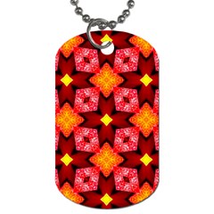 Cute Pretty Elegant Pattern Dog Tag (two-sided) 