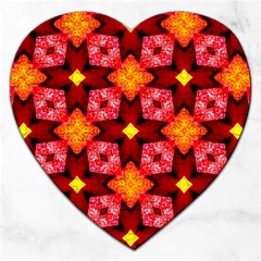 Cute Pretty Elegant Pattern Jigsaw Puzzle (heart)