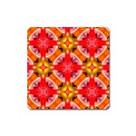 Cute Pretty Elegant Pattern Magnet (Square) Front