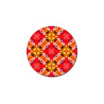 Cute Pretty Elegant Pattern Golf Ball Marker Front