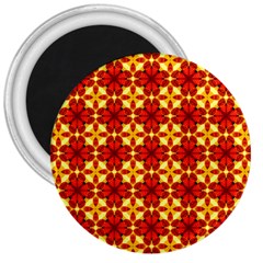 Cute Pretty Elegant Pattern 3  Button Magnet