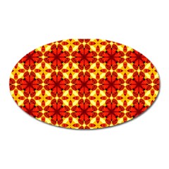 Cute Pretty Elegant Pattern Magnet (oval)