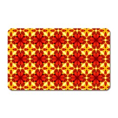 Cute Pretty Elegant Pattern Magnet (rectangular) by GardenOfOphir