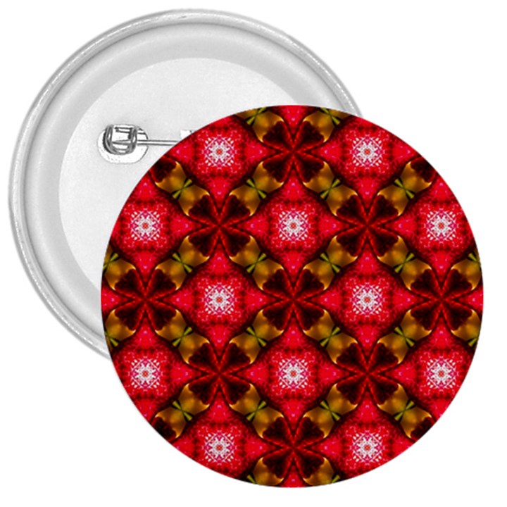 Cute Pretty Elegant Pattern 3  Button