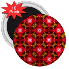 Cute Pretty Elegant Pattern 3  Button Magnet (10 pack)