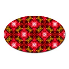 Cute Pretty Elegant Pattern Magnet (Oval)