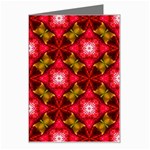 Cute Pretty Elegant Pattern Greeting Card Left