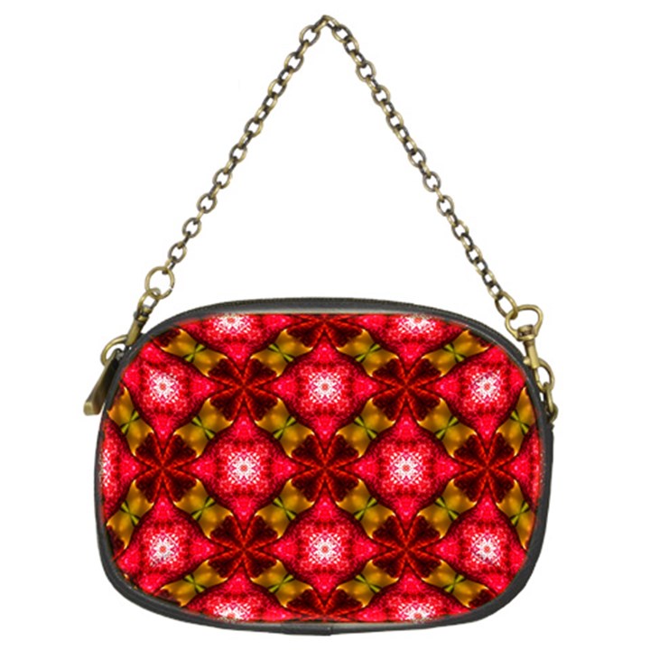 Cute Pretty Elegant Pattern Chain Purse (Two Sided) 