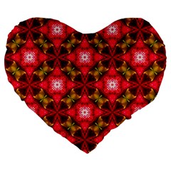 Cute Pretty Elegant Pattern 19  Premium Heart Shape Cushion by GardenOfOphir