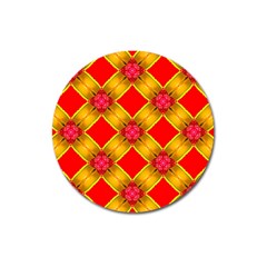 Cute Pretty Elegant Pattern Magnet 3  (round)