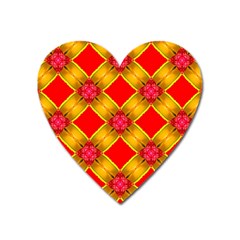 Cute Pretty Elegant Pattern Magnet (heart)