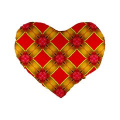 Cute Pretty Elegant Pattern 16  Premium Flano Heart Shape Cushion 