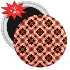 Cute Pretty Elegant Pattern 3  Button Magnet (10 Pack)