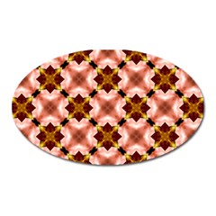 Cute Pretty Elegant Pattern Magnet (oval)