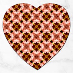 Cute Pretty Elegant Pattern Jigsaw Puzzle (heart)